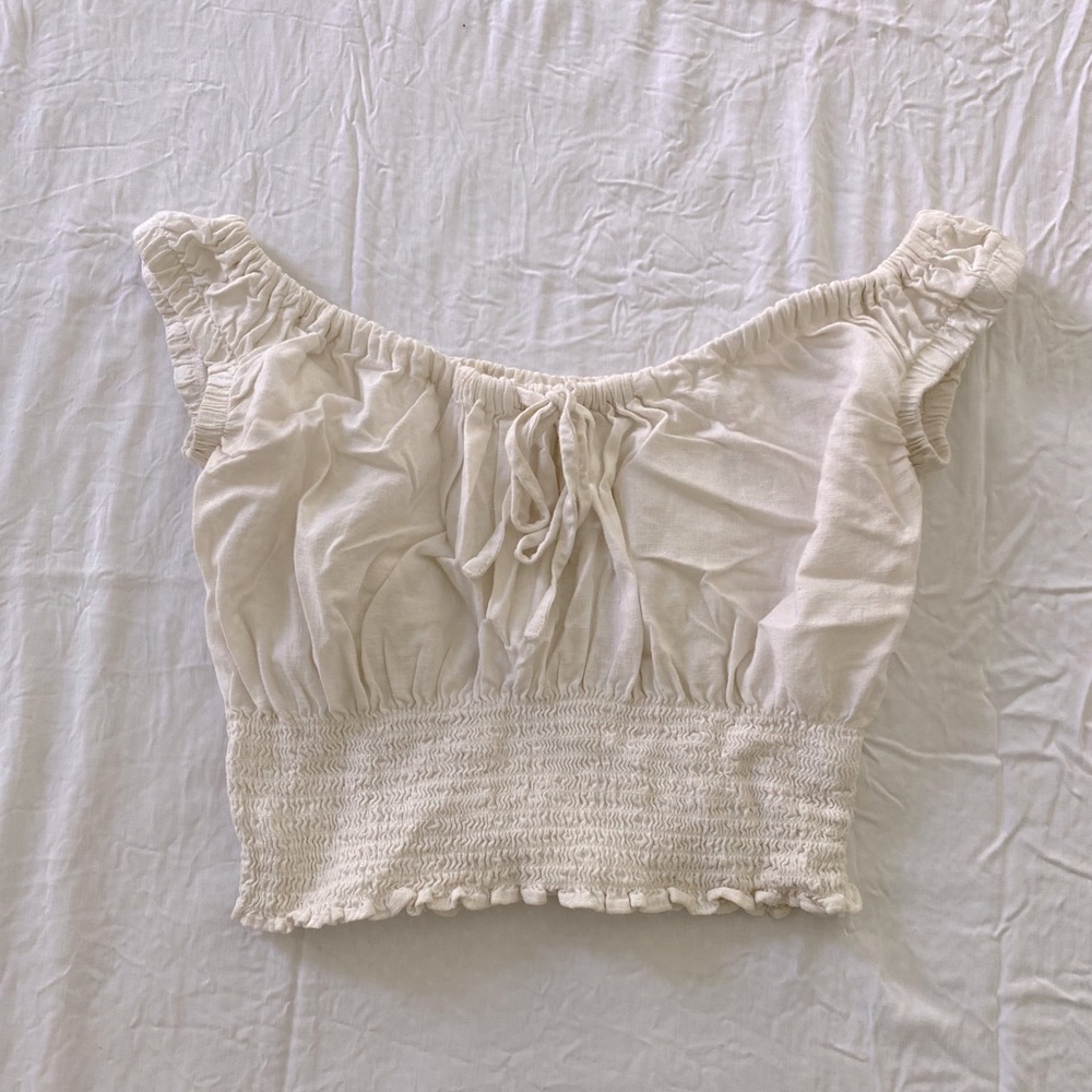 John Galt off shoulder top